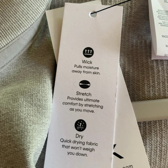 NWT Calvin Klein Performance Mock Neck Jacket - Picture 9 of 10